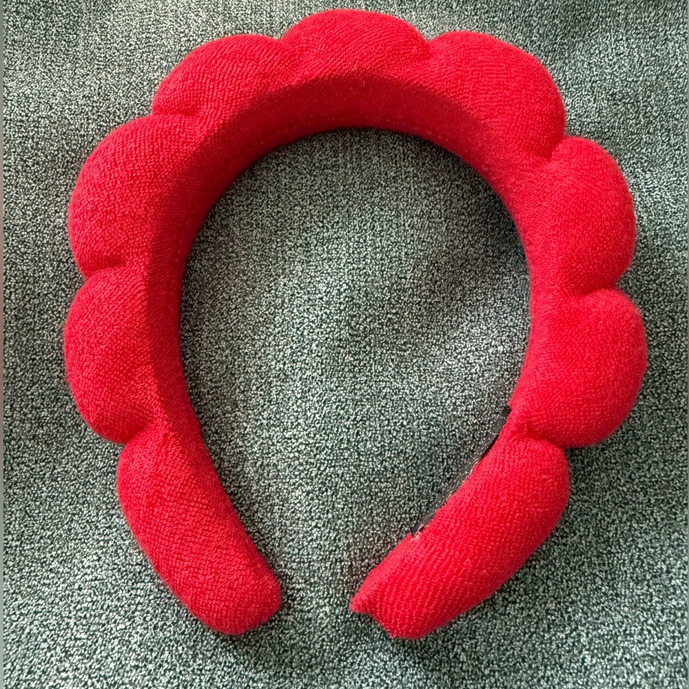 Red headband